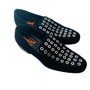 Black and Silver Shoes with Sleek Design